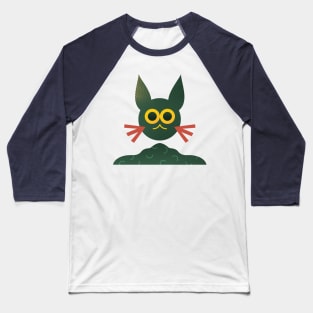 Strange Cat Baseball T-Shirt